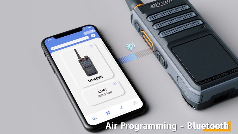 El radio portátil UP405 de radiocomunicación Kirisun DMR en Mobil Phone