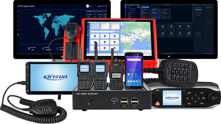 Equipos de Radiocomunicación Kirisun PoC en Mobil Phone